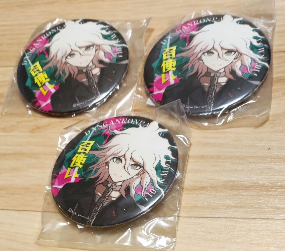 ダンガンロンパ 絶対絶望少女 ナンジャ タウン コラボ 缶バッジ 狛枝 召使い ダンガンロンパ 絶対絶望少女 ナンジャ タウン コラボ 召使い 狛